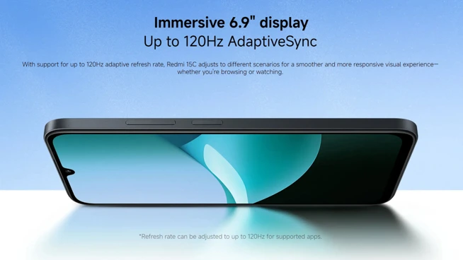 Redmi 15C海外発表！低価格の5G非対応スマホ。SoCは前モデルと同じ